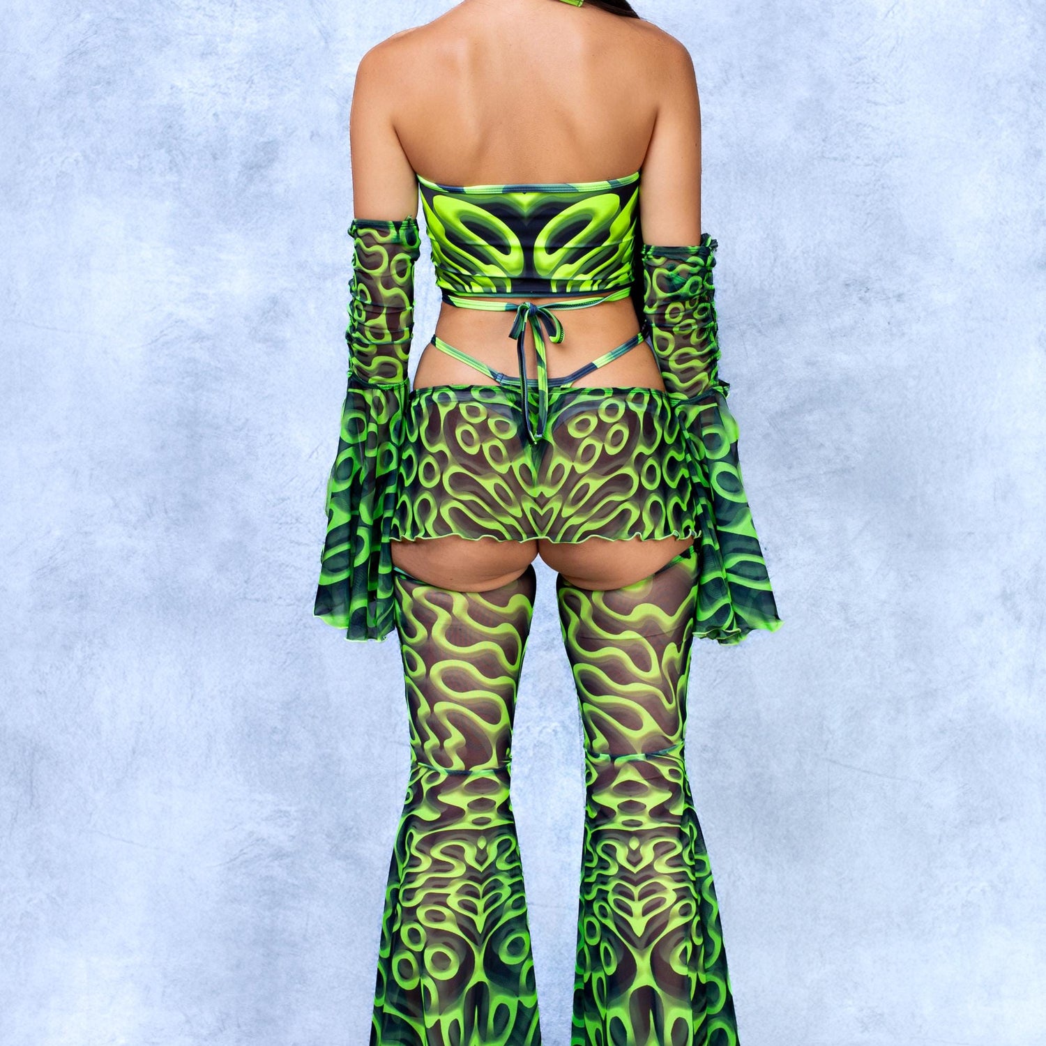 Cyber Double Vision Corset Flared Set 6