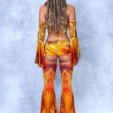 Fairy Aura Citrine Corset Flared Set