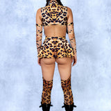 Cheetah Micro Buckle Skirt
