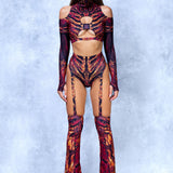 Blood Zombie Cold Shoulder Set