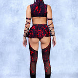 Above Suspicion Chaps Leotard Wraps Set