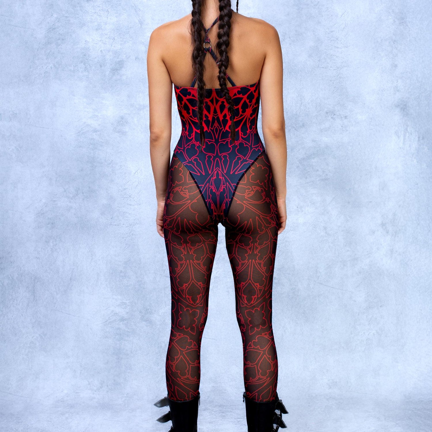 Chronicle of Doom Red Witch Jumpsuit Performance