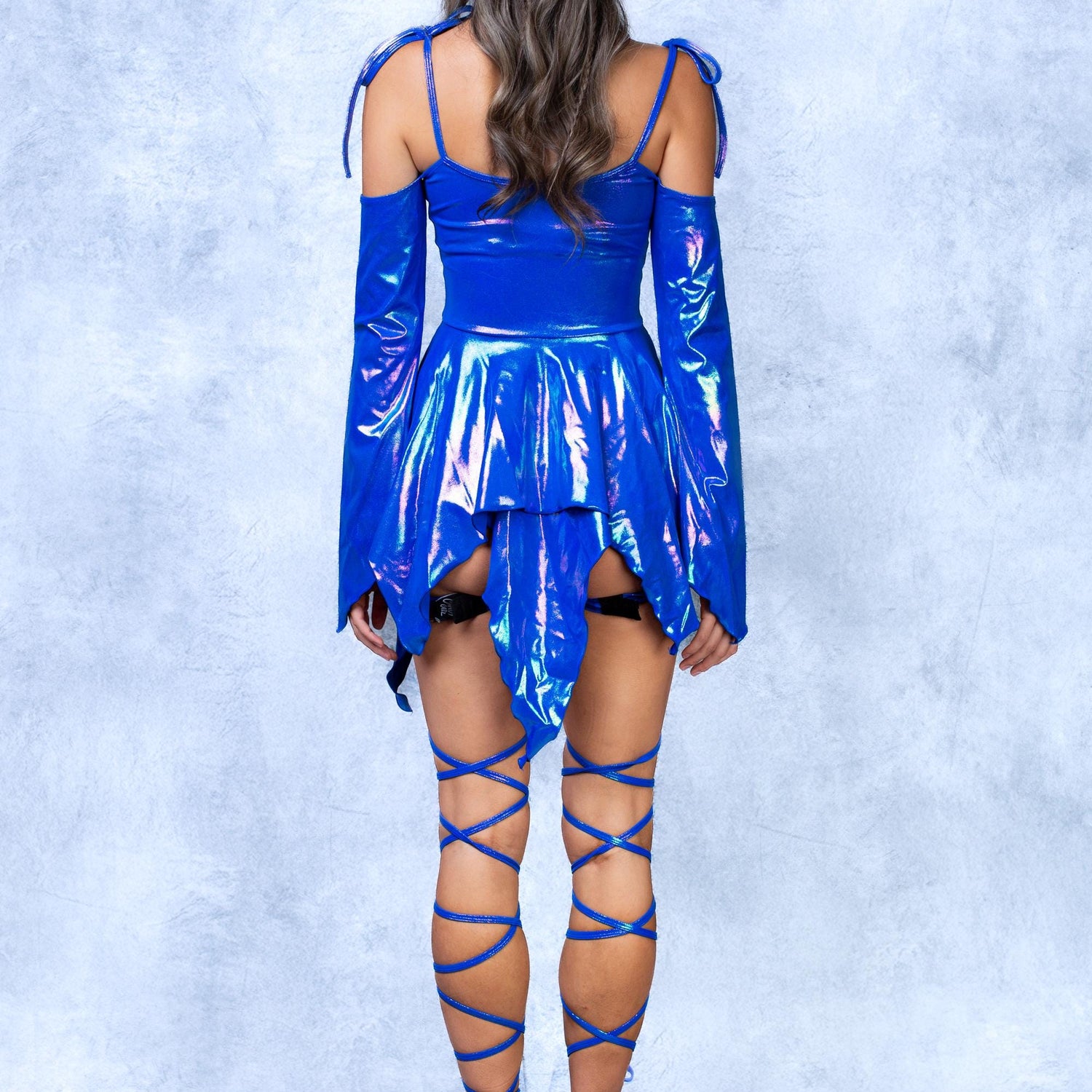 Luxe Polychrome Pixie Dress Festival, Performance