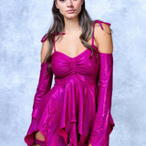 Luxe Rose Pixie Dress