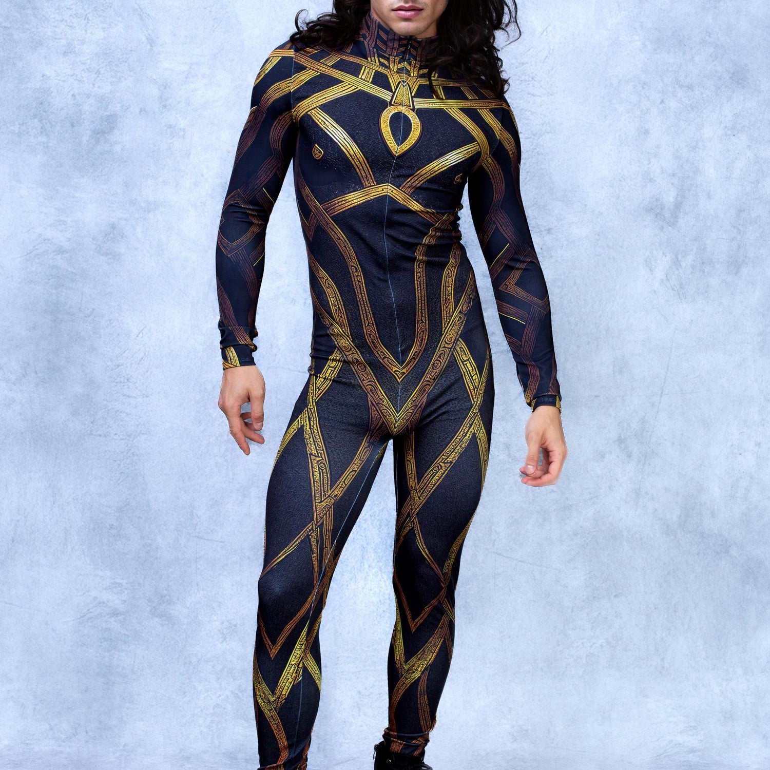 Helios Male Costume Black, Gold