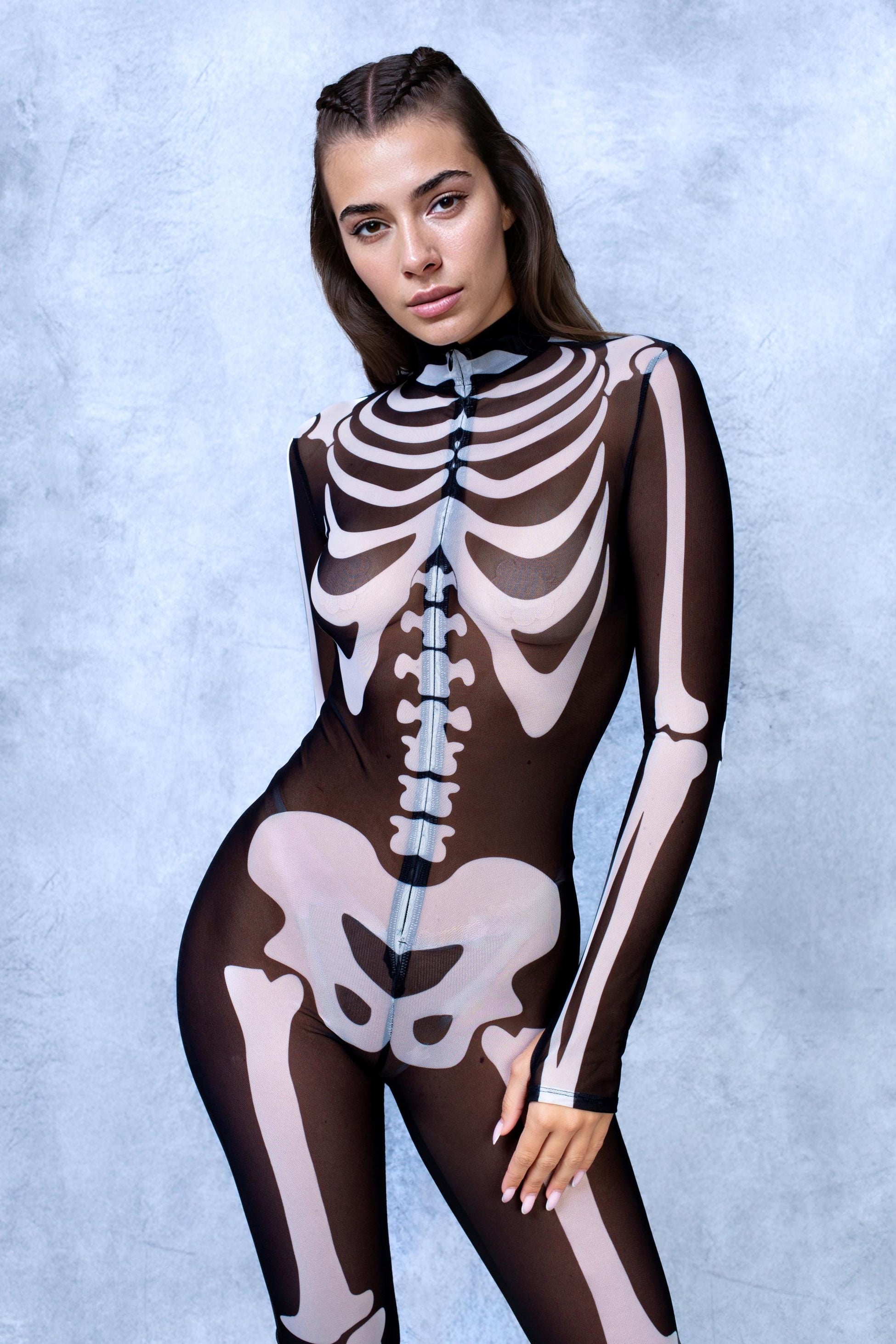 BnW Bossy Skeleton Mesh Costume 1
