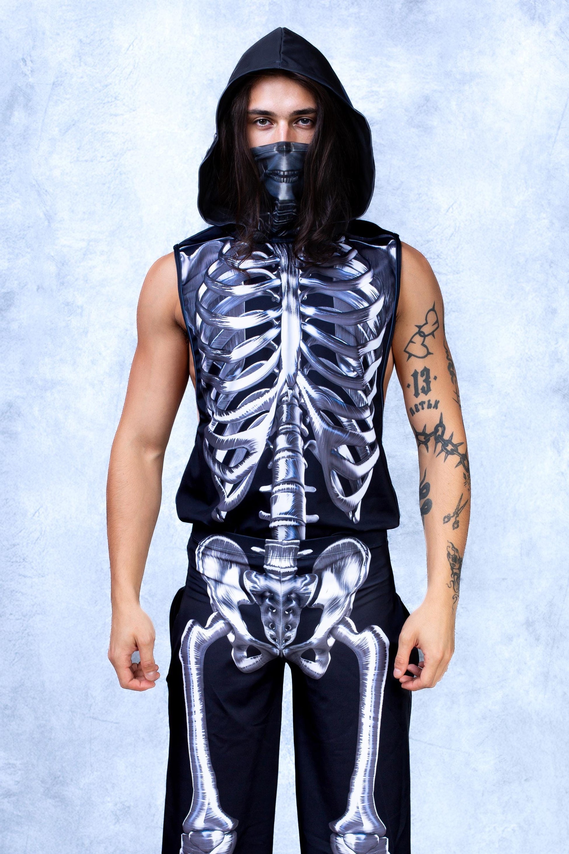 Silver Candy Skeleton Male Muscle Set 1