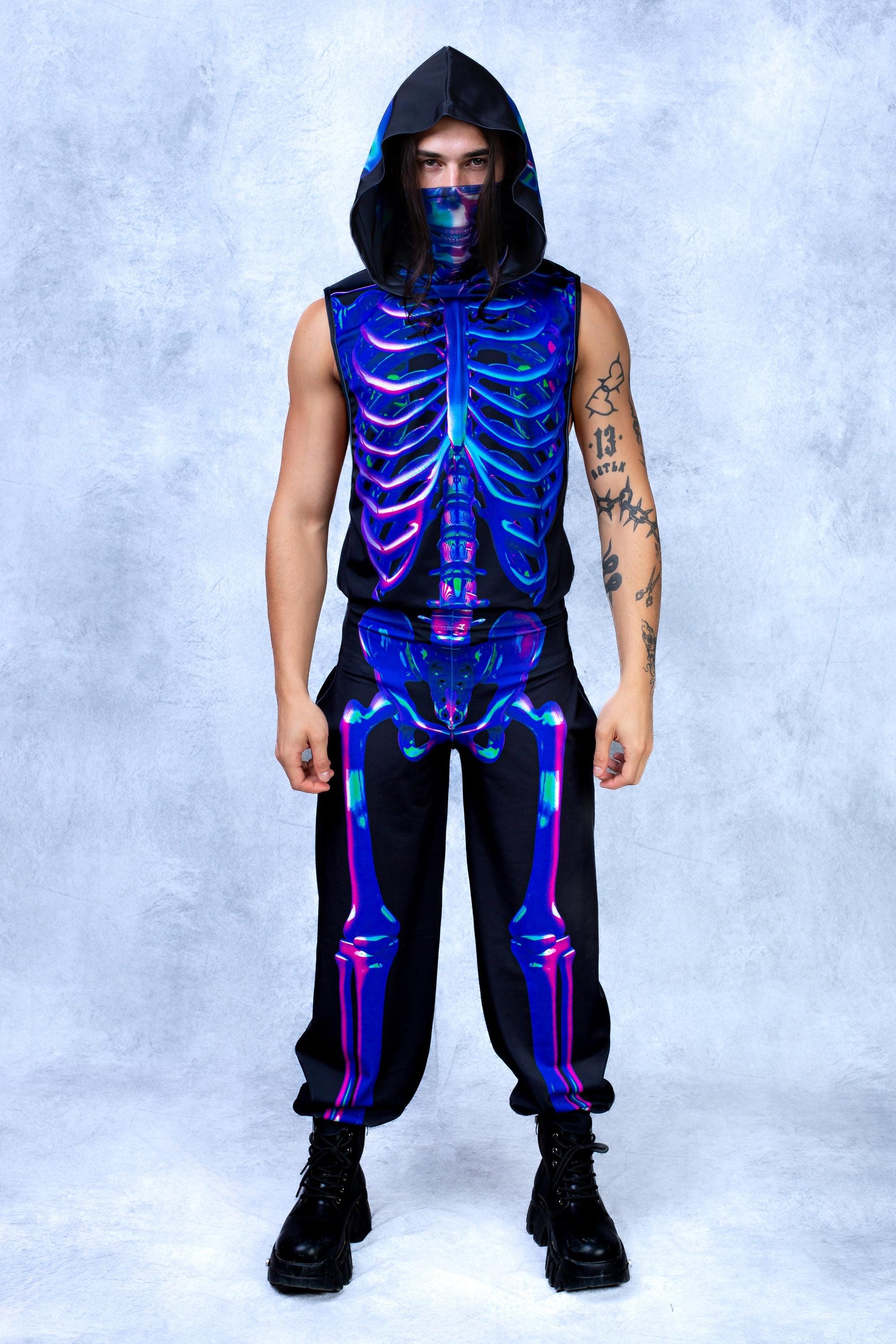 Shifty Skeleton Male Muscle Top 2