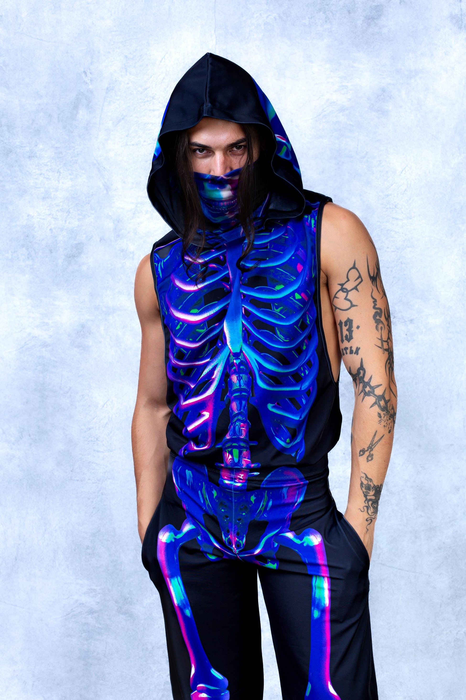 Shifty Skeleton Male Cuff Pants 1