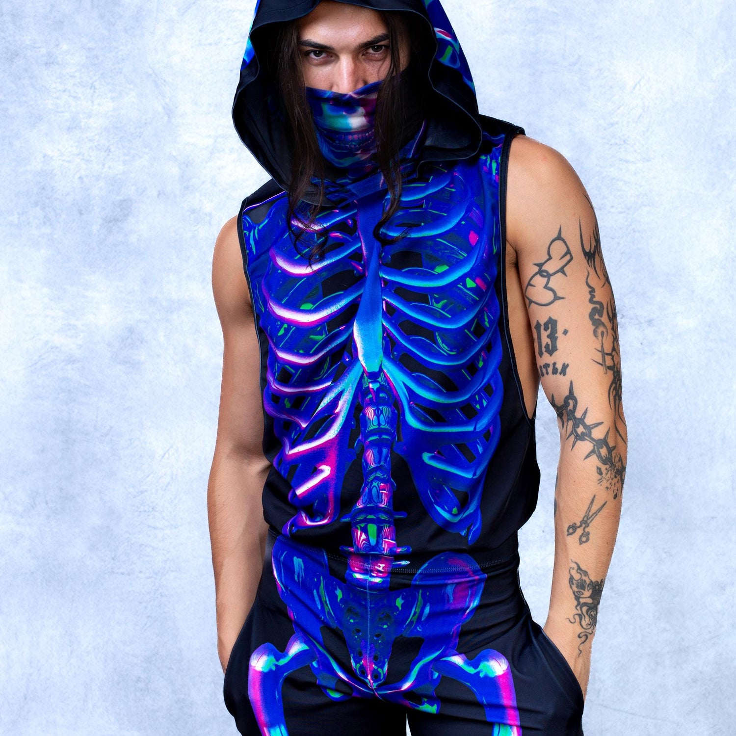 Shifty Skeleton Male Muscle Set
