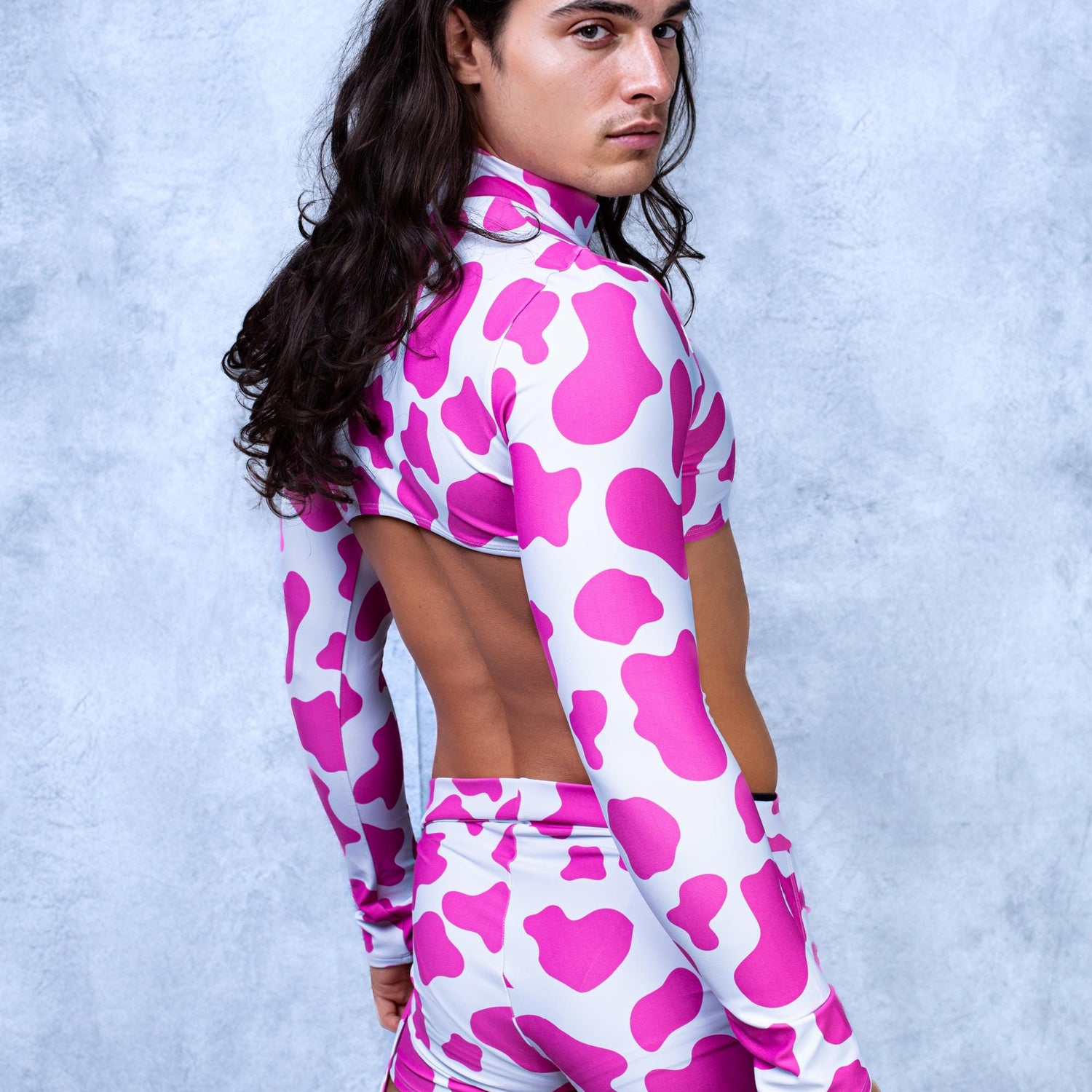 Moo Male Crop Top Lycra