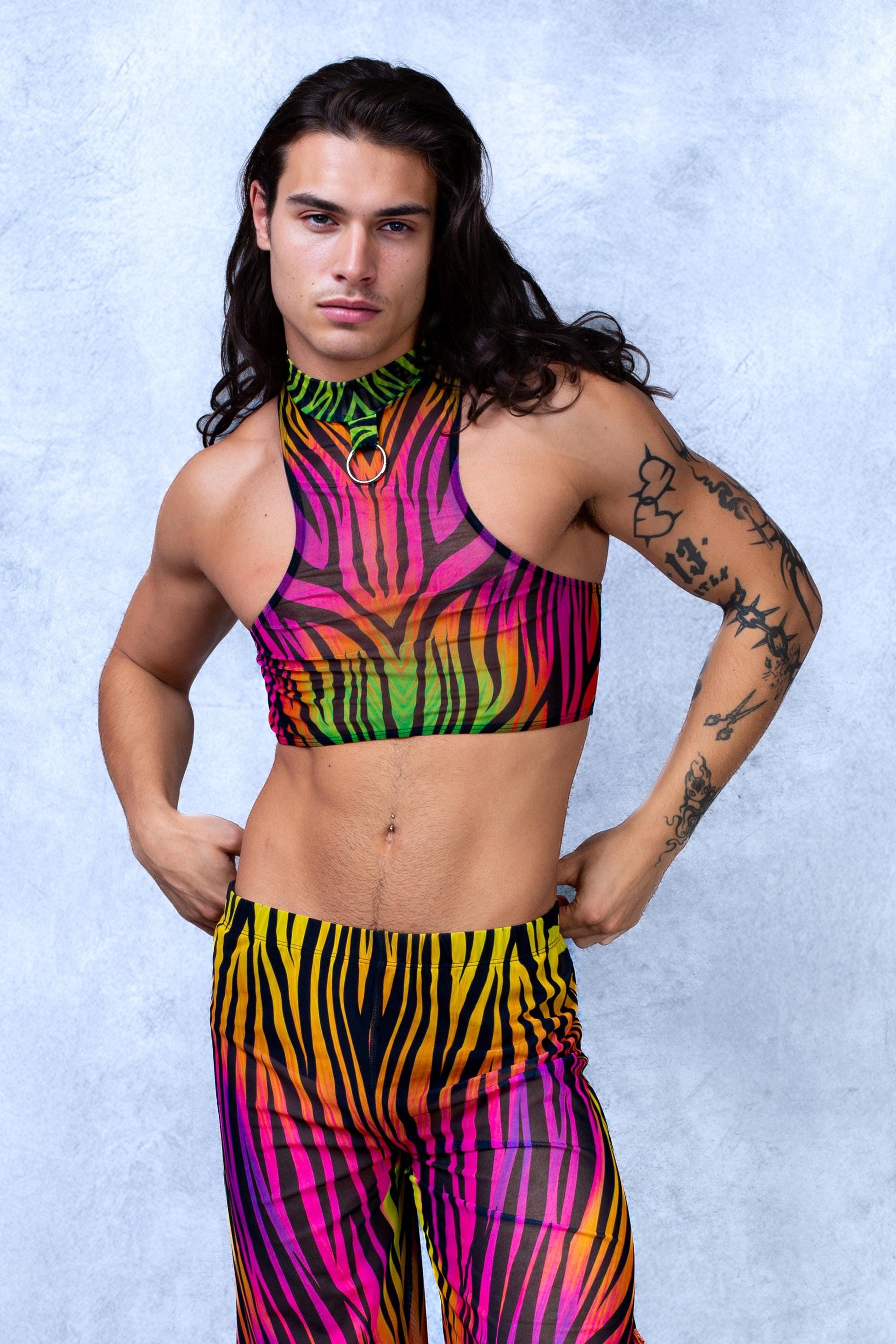 Lynx Mesh Male Ring Top 1