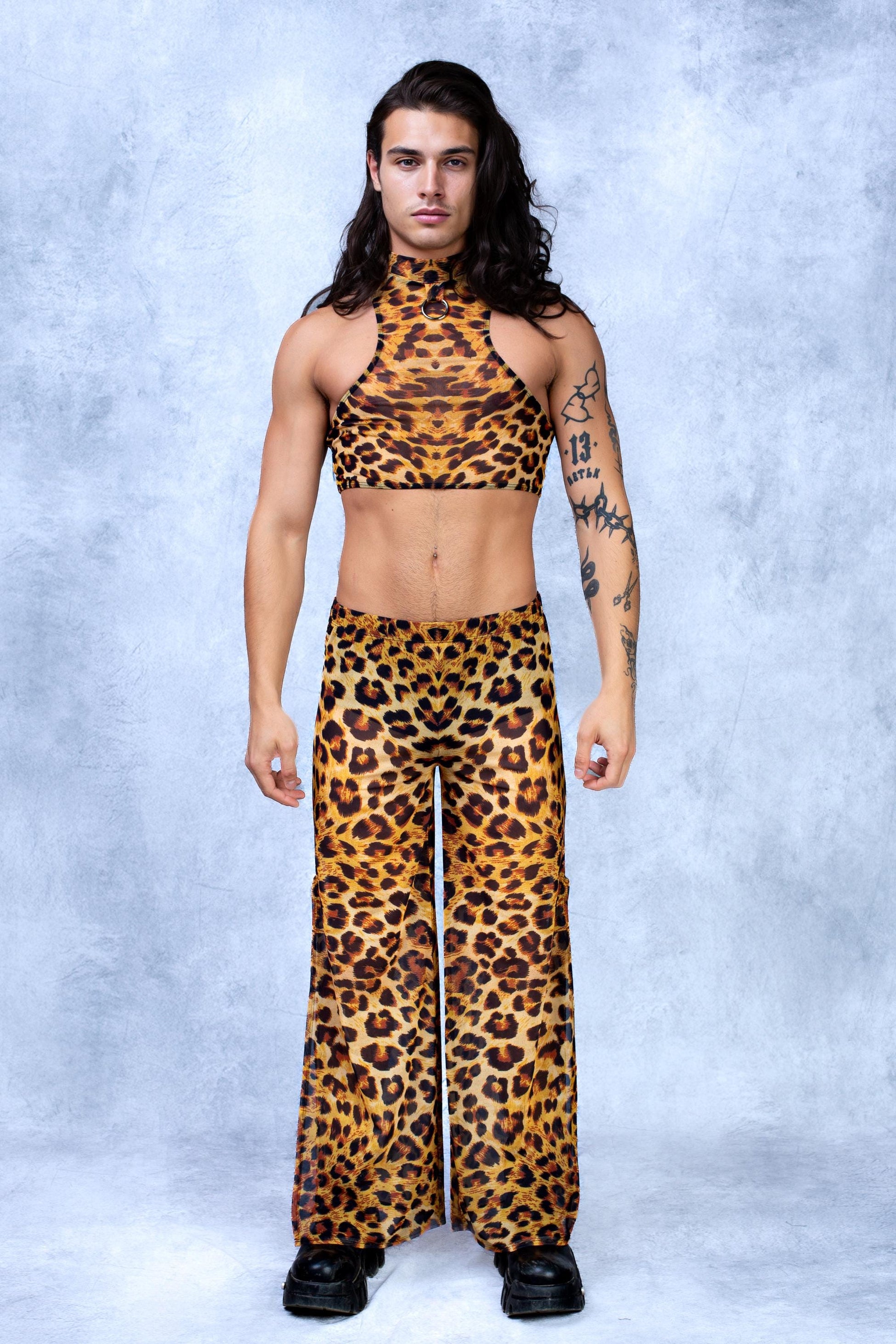 Cheetah Mesh Male Ring Set 2