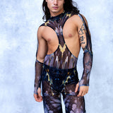 Dream of Darkness Mesh Male Split Pants