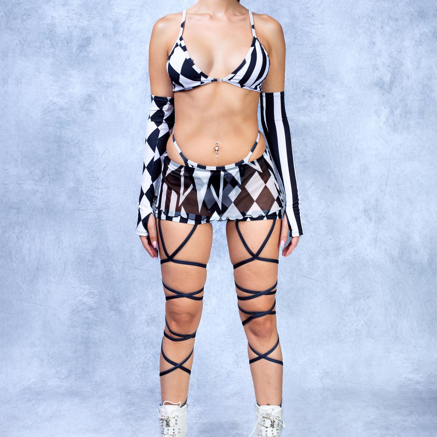 Dark Clown Ring Bralette Top 2