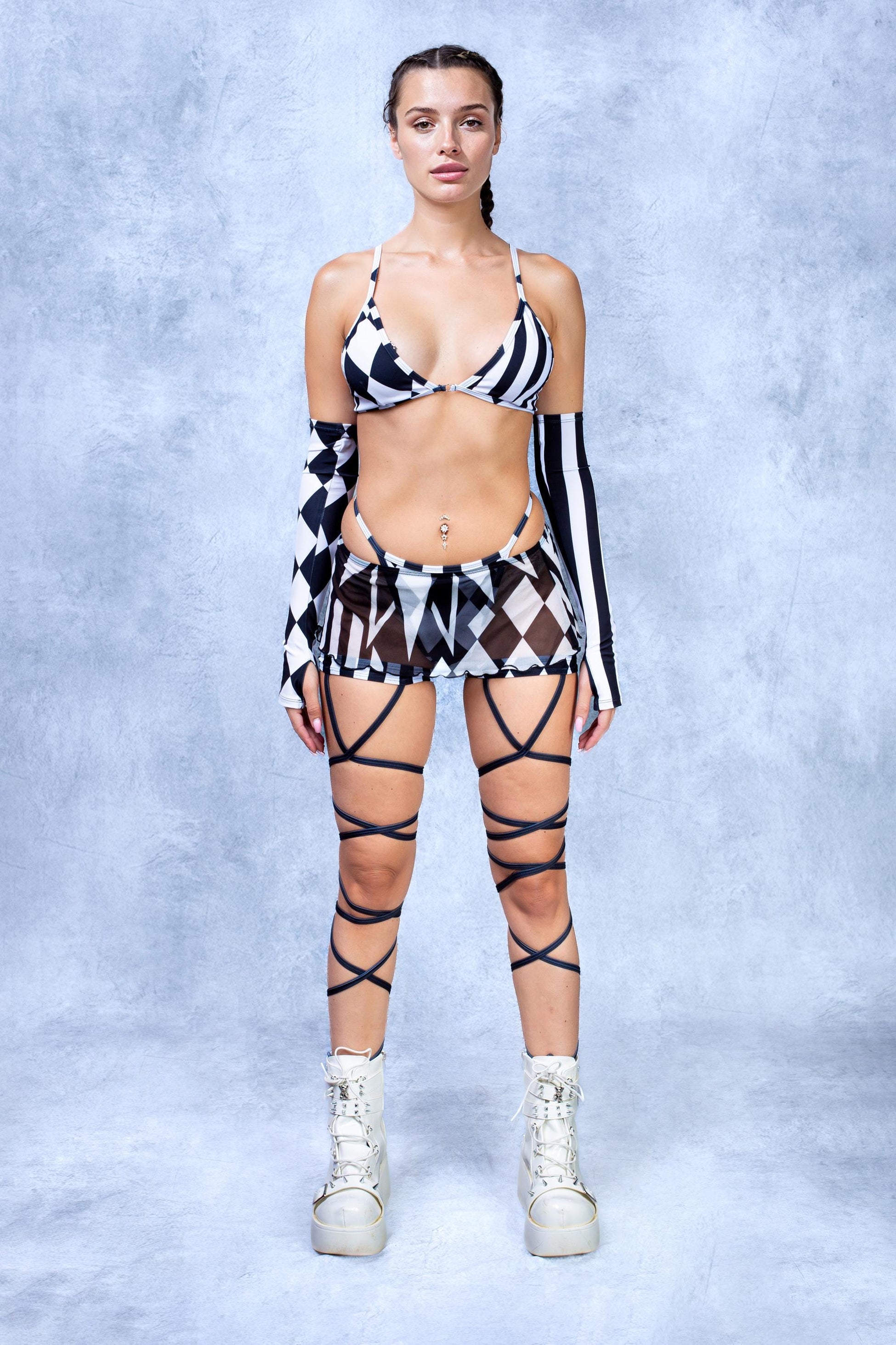 Dark Clown Ring Bralette Top 2