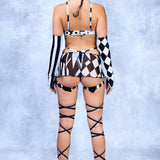 Dark Clown Ring Bralette Top