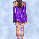 Luxe Violet Pixie Dress