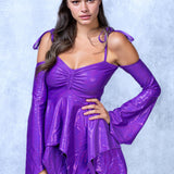 Luxe Violet Pixie Dress