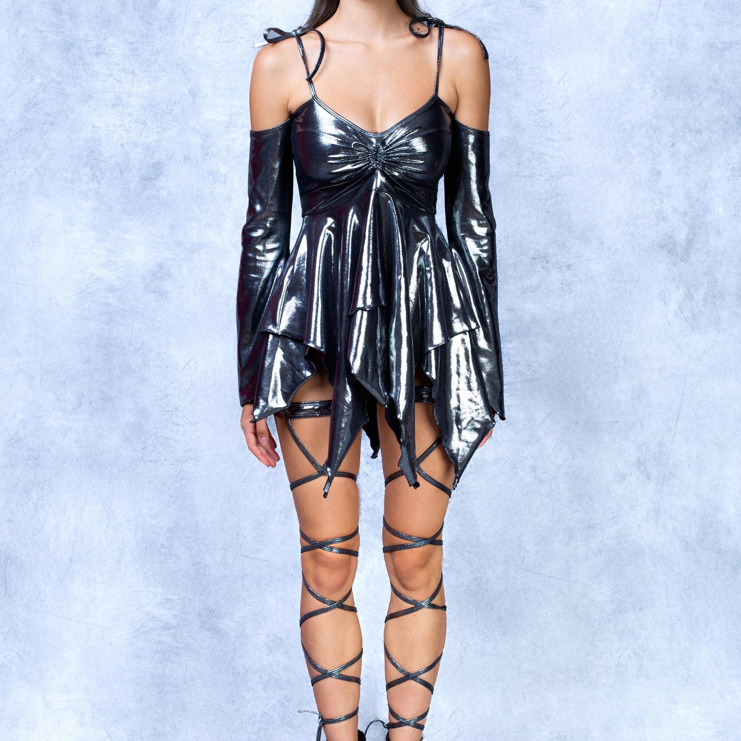 Silver Dusk Pixie Dress Silver