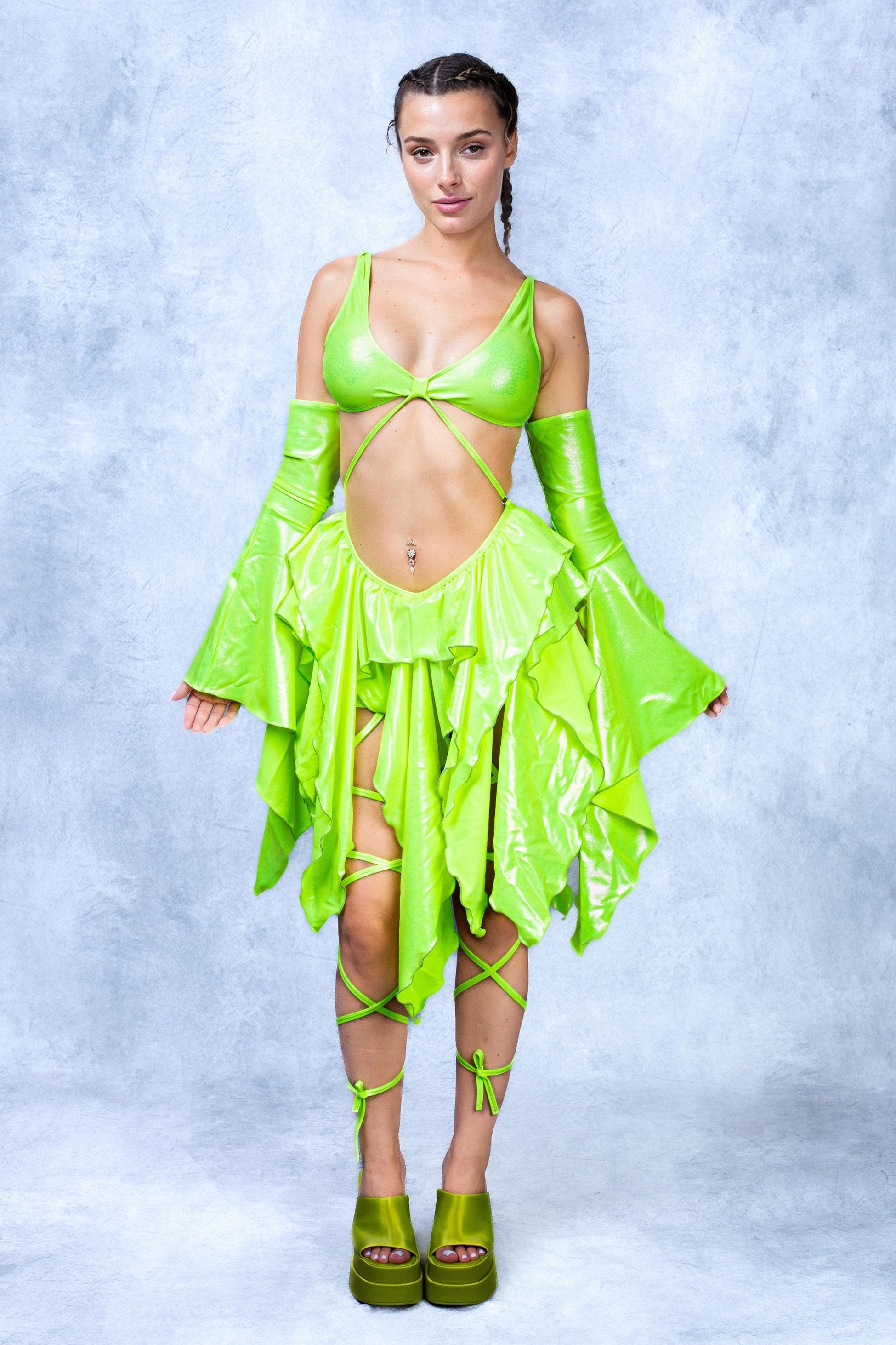 Luxe Toxic Pixie Hooded Dress 2