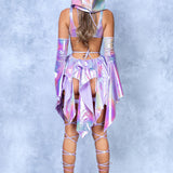 Purple Holo Pixie Dress