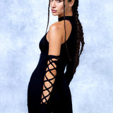 Just Black Criss-Cross Jumpsuit