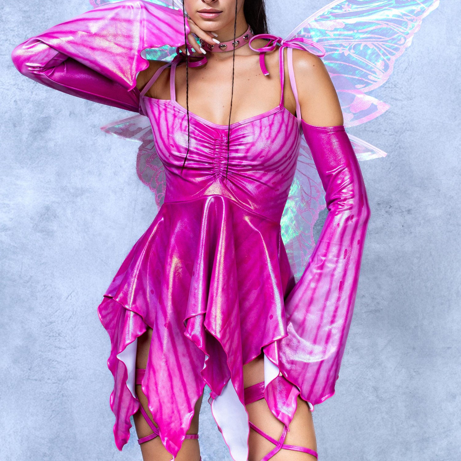 Lirael Blush Pixie Dress