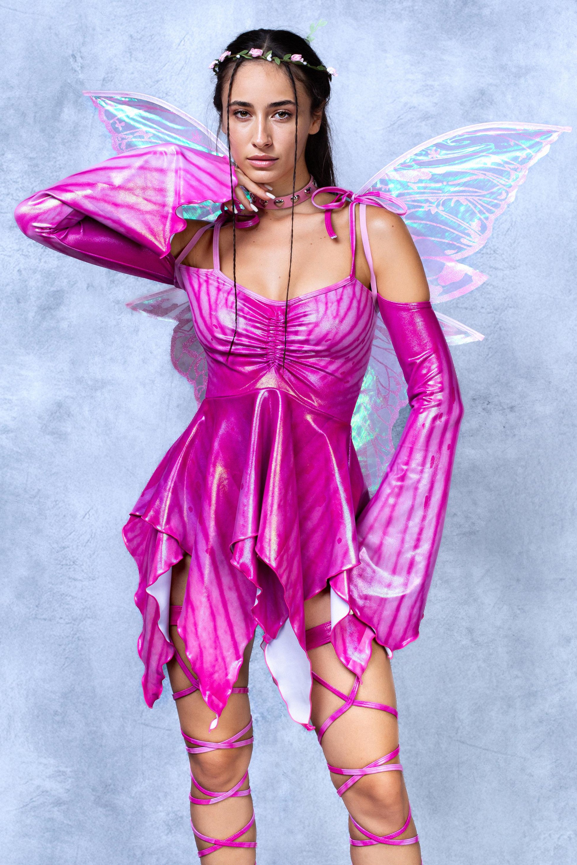 Lirael Blush Pixie Dress 1