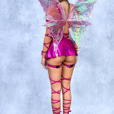 Luxe Rose Micro Skirt