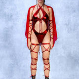 Devil's Wish Halter Bodysuit