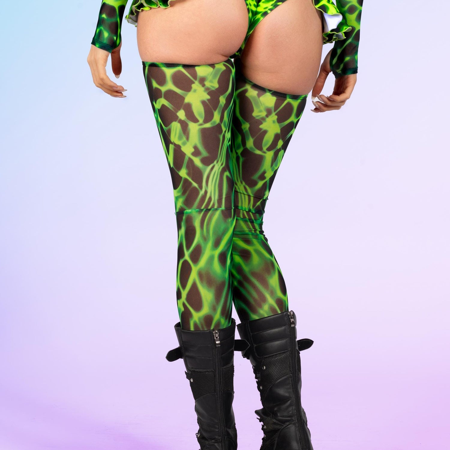 Accelerate Butterfly Shorts Black, Green