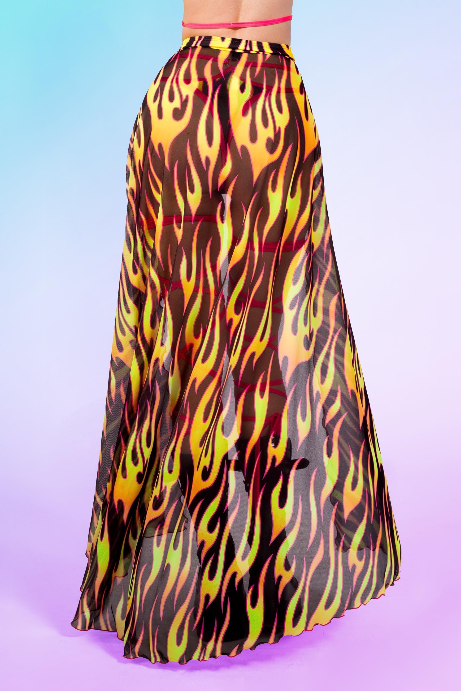 Flamethrower Open Front Skirt 2