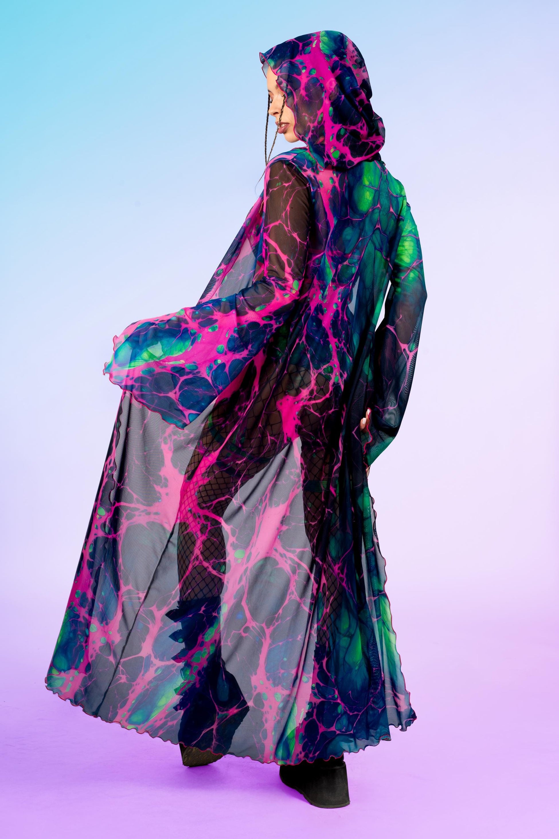 Bioweapon Mesh Kimono 2