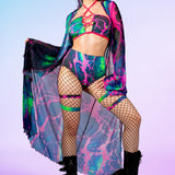 Bioweapon Mesh Kimono