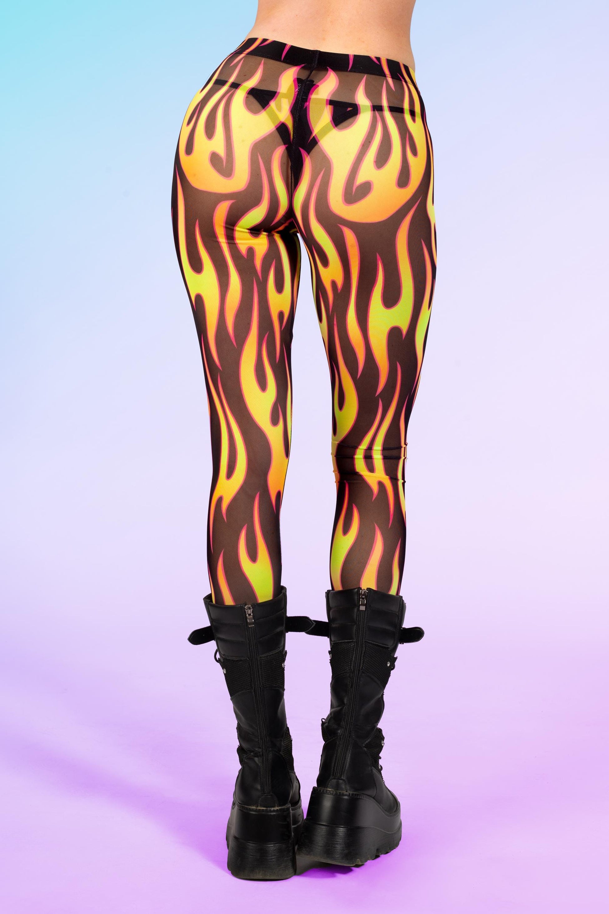 Flamethrower Mesh Leggings 2