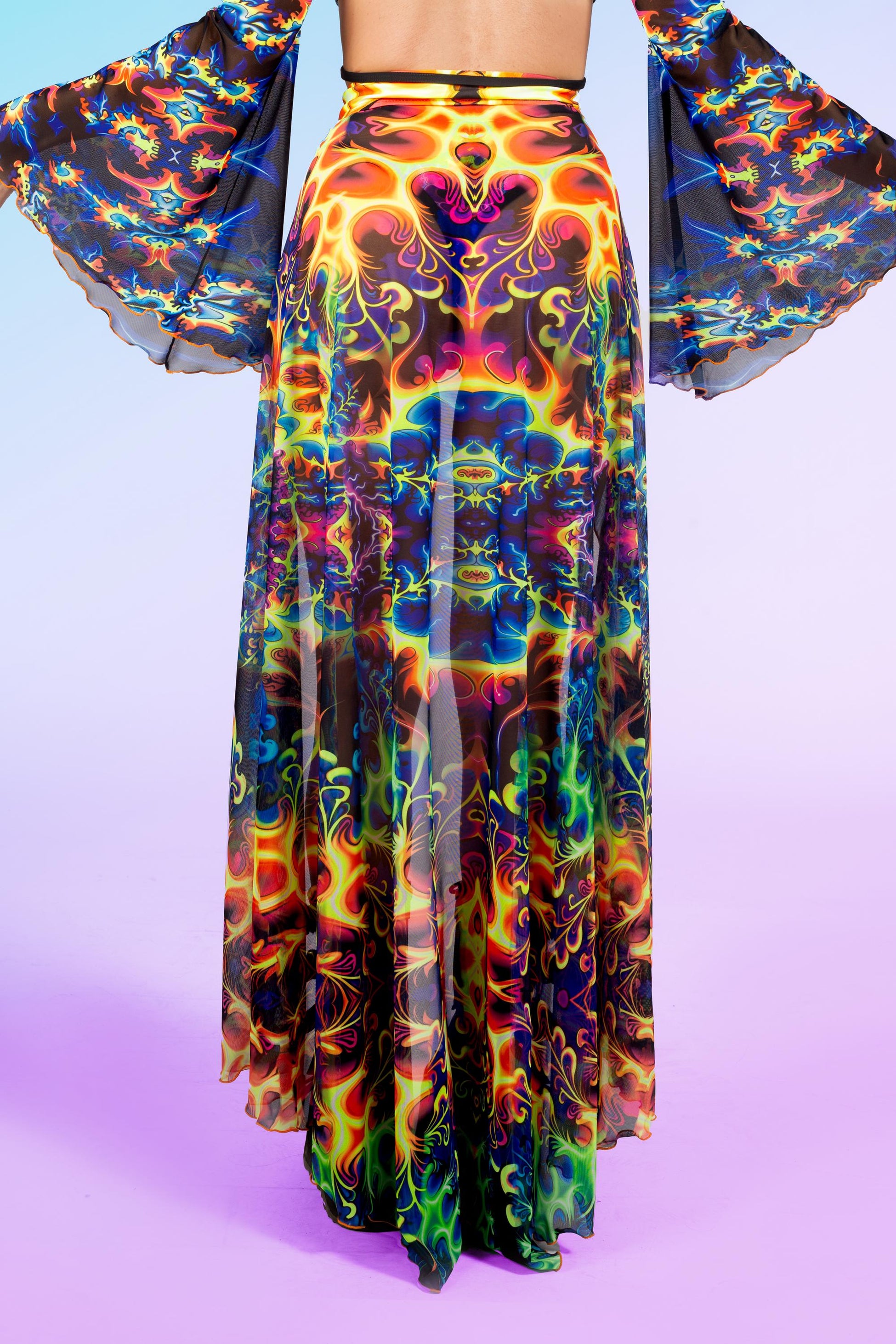 Lightning Round Open Front Skirt 2