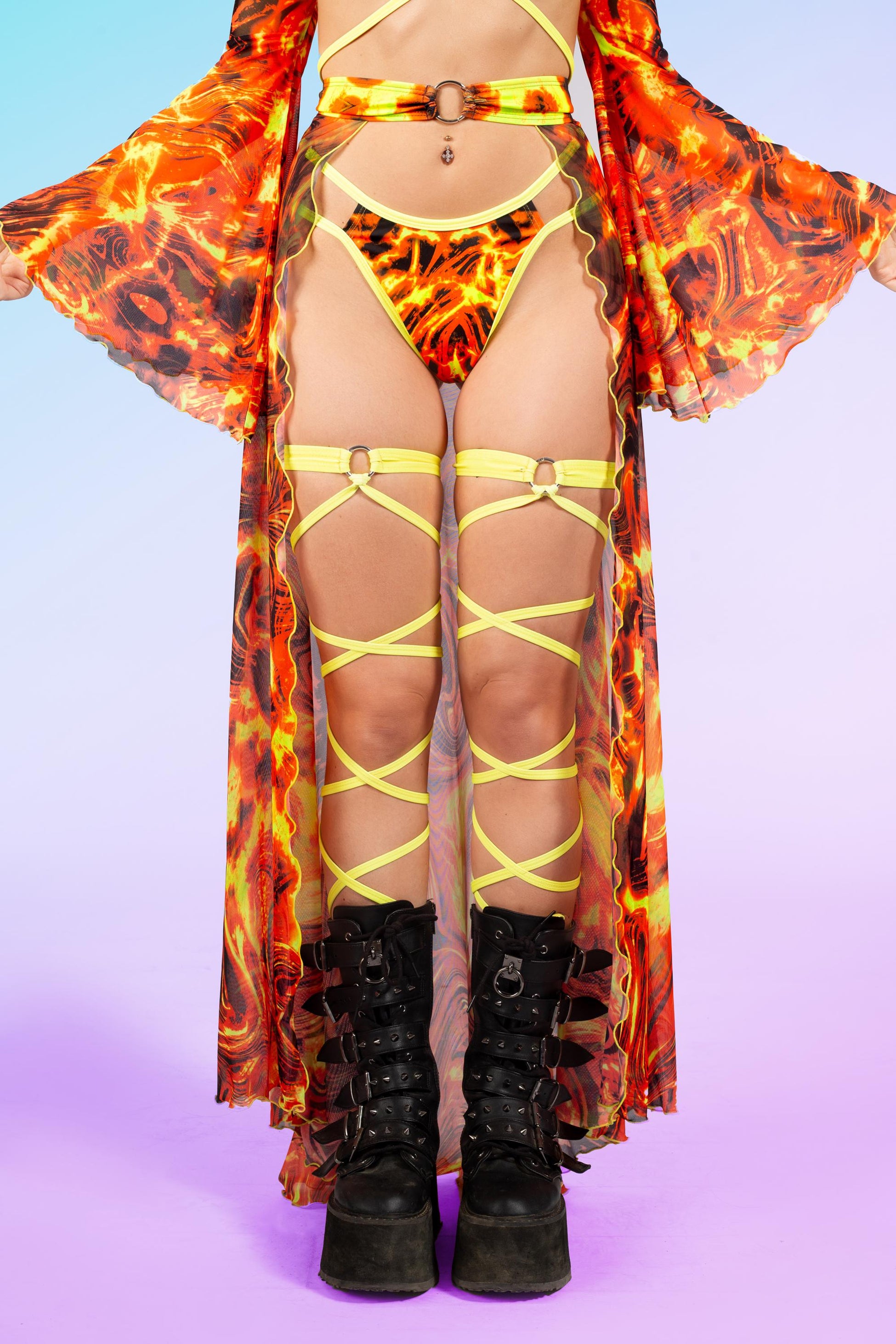 Lavardia Open Front Skirt 1