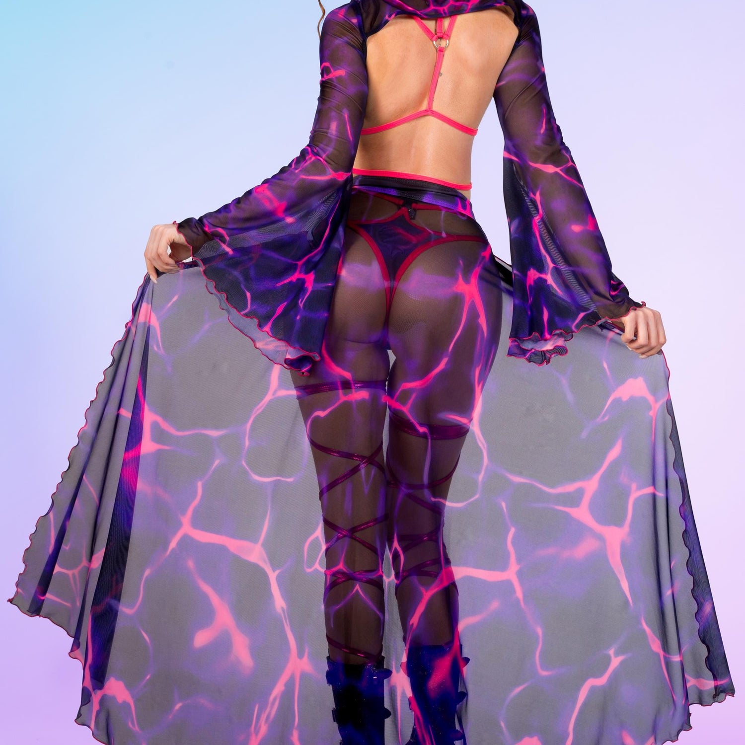 Perfect Storm Open Front Skirt 6