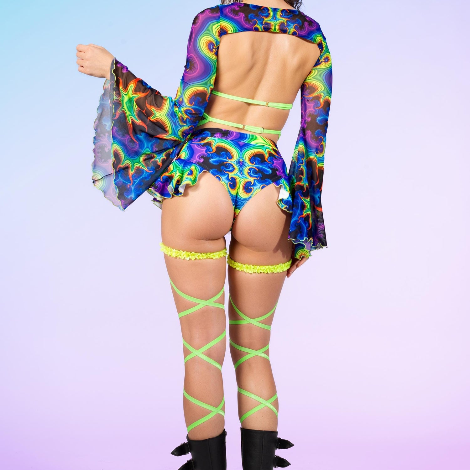 Women Highly Acidic Butterfly Top