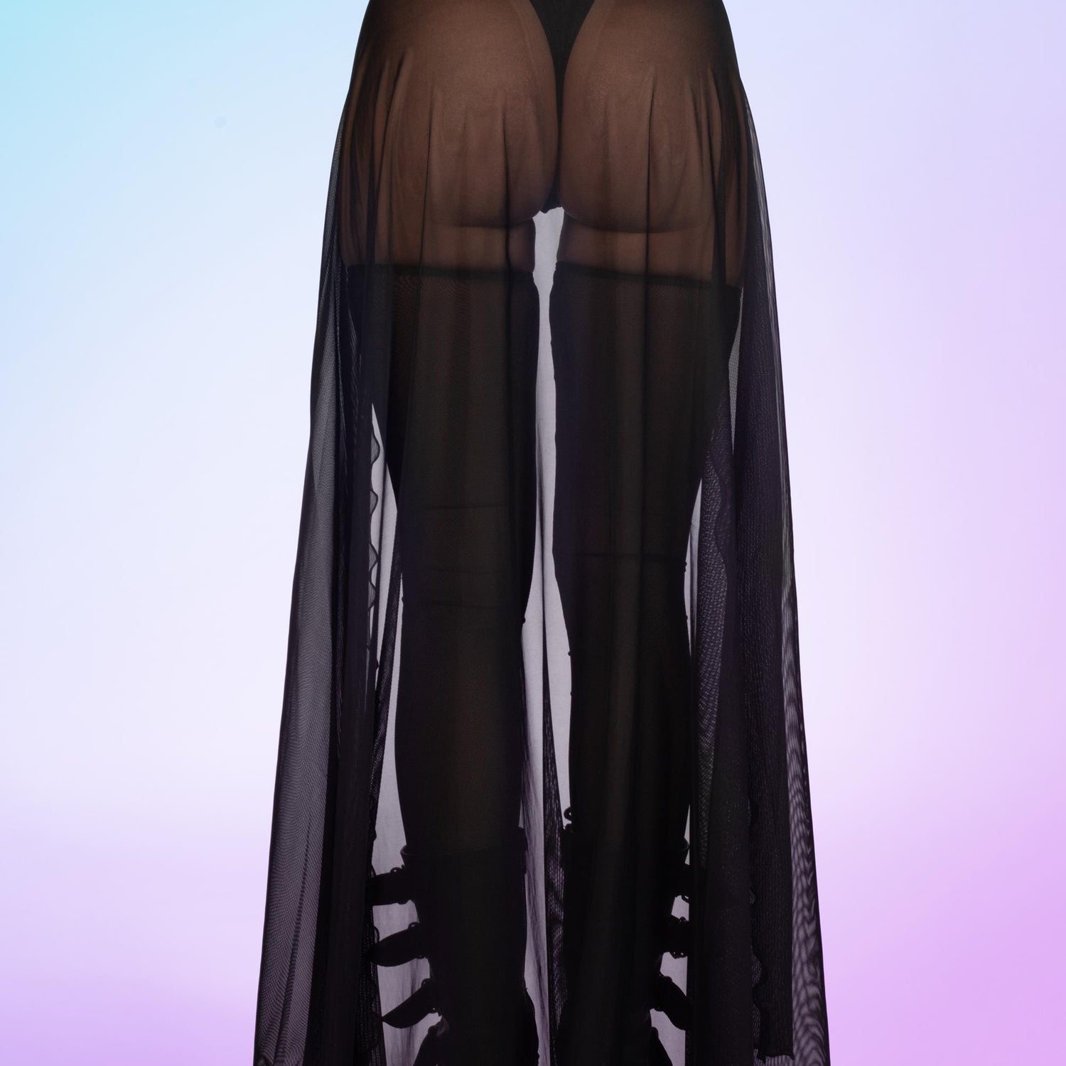 Just Black Halter Bodysuit 6