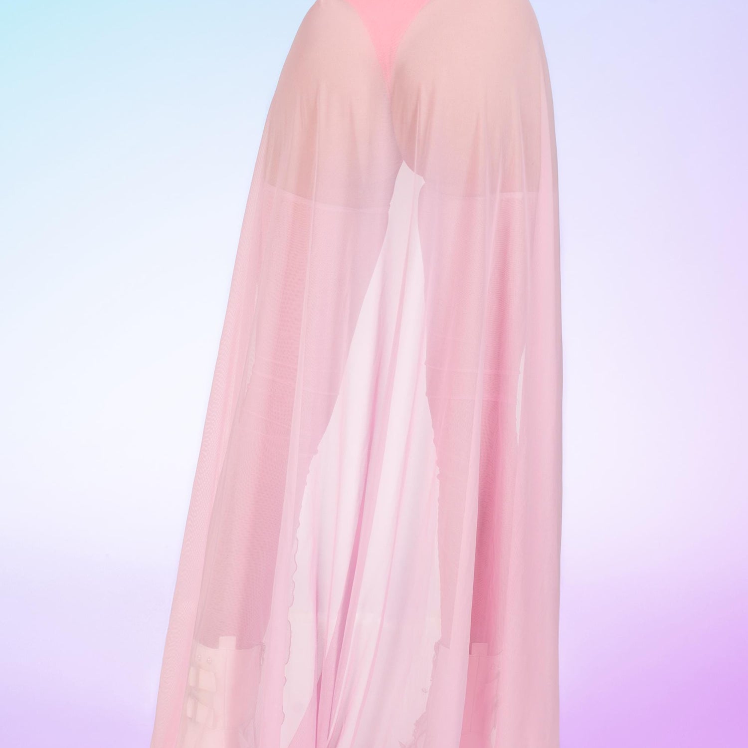 Women Cotton Candy Halter Bodysuit Set