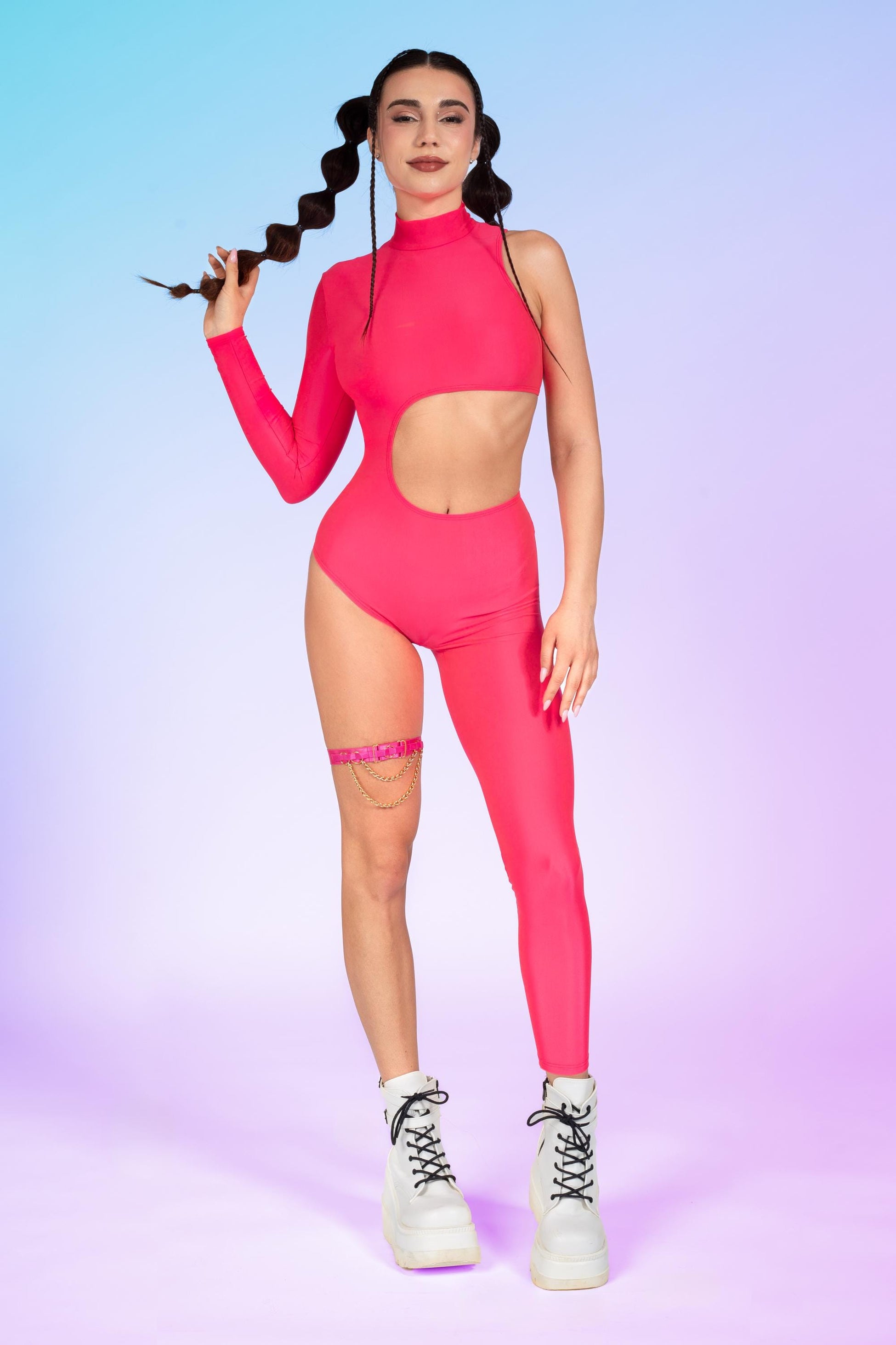 Cotton Candy Asymmetrical Costume 2