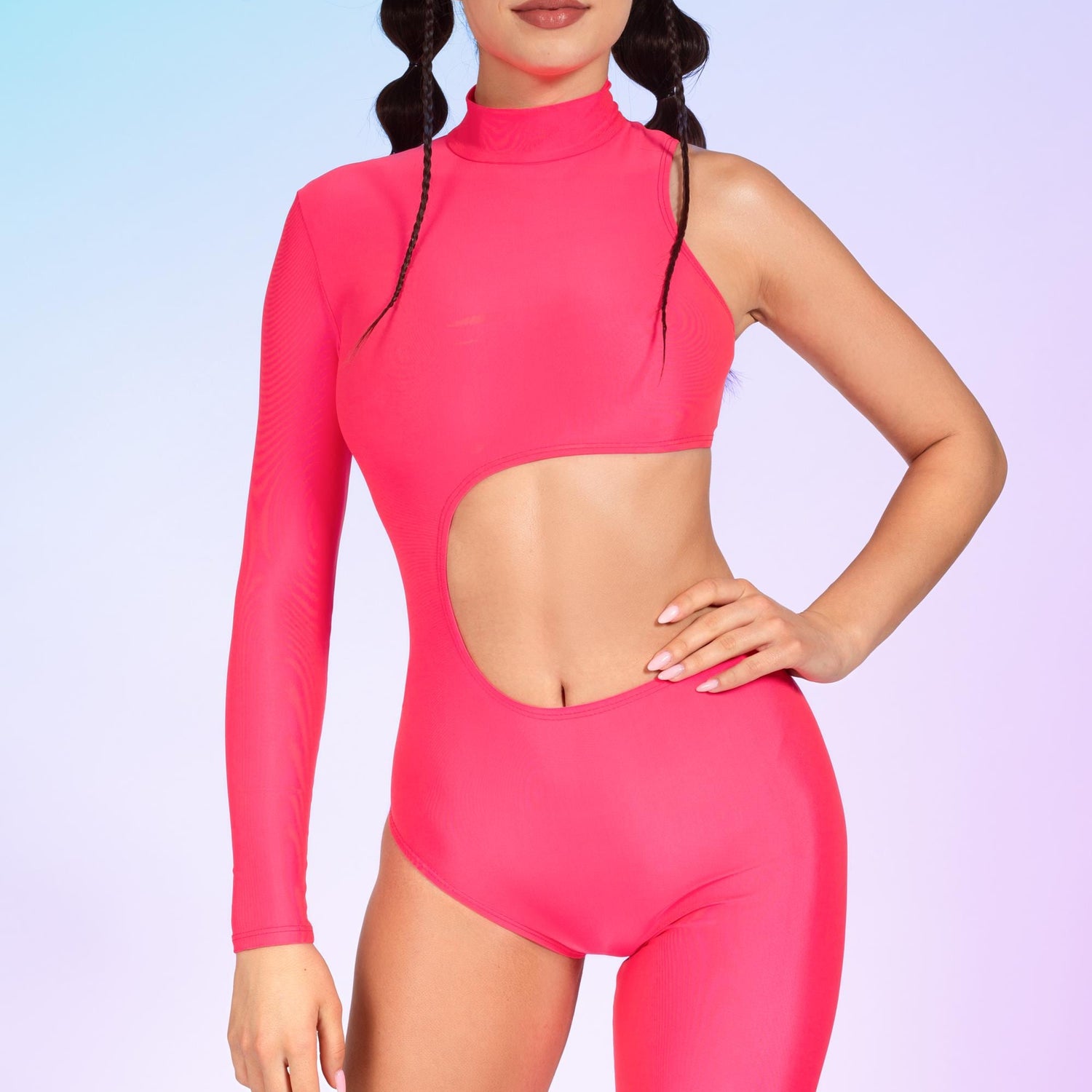 Cotton Candy Asymmetrical Costume