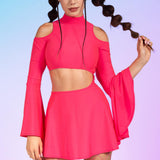 Cotton Candy Bell Sleeve Dress