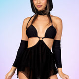 Just Black Pixie Dress