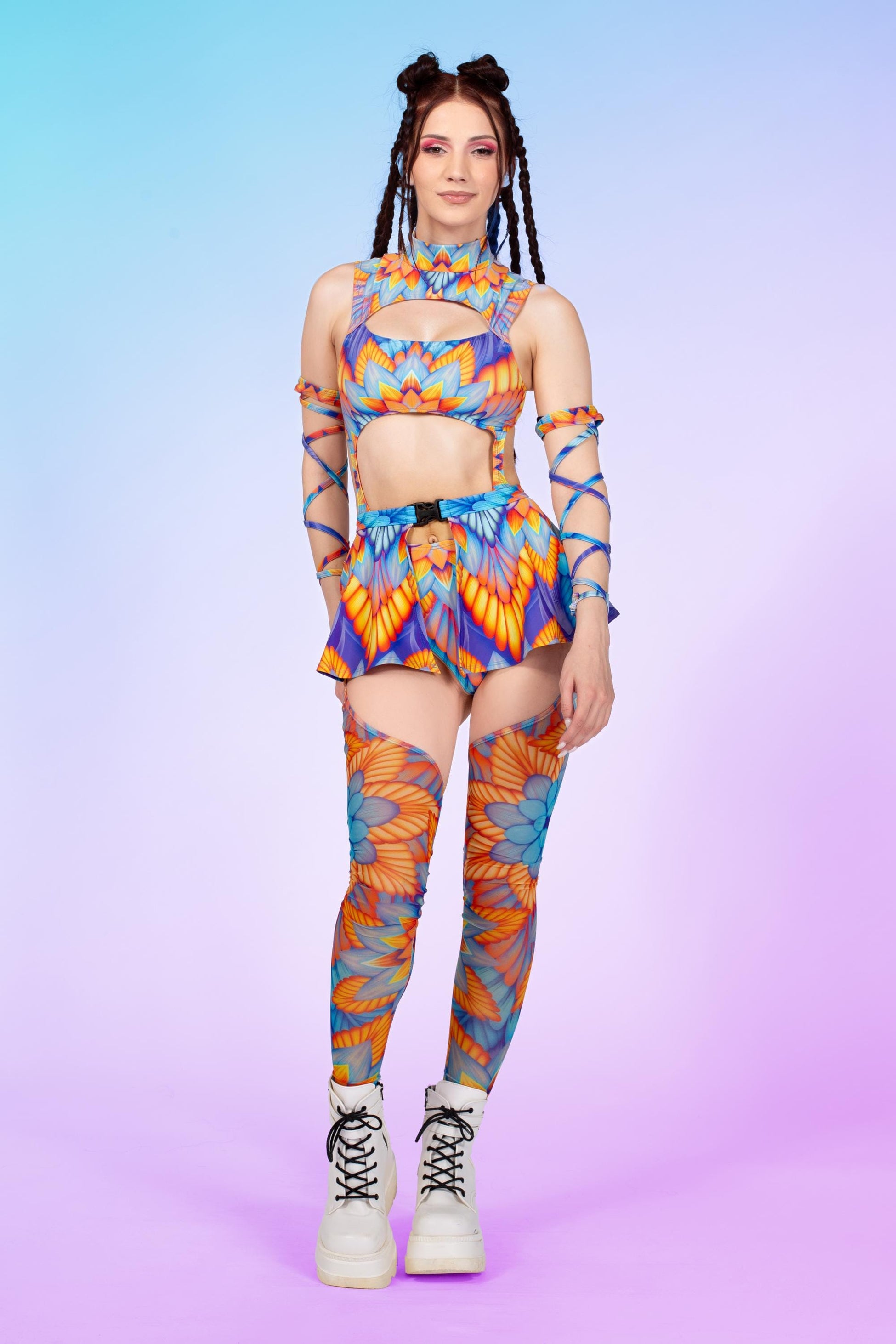 Lotus Chaps Leotard Wraps Set 1