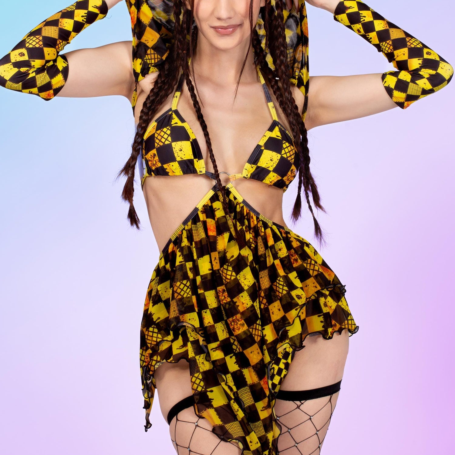 Checking In Thong Black, Yellow