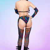 Jungle Zest Choker Chaps Set