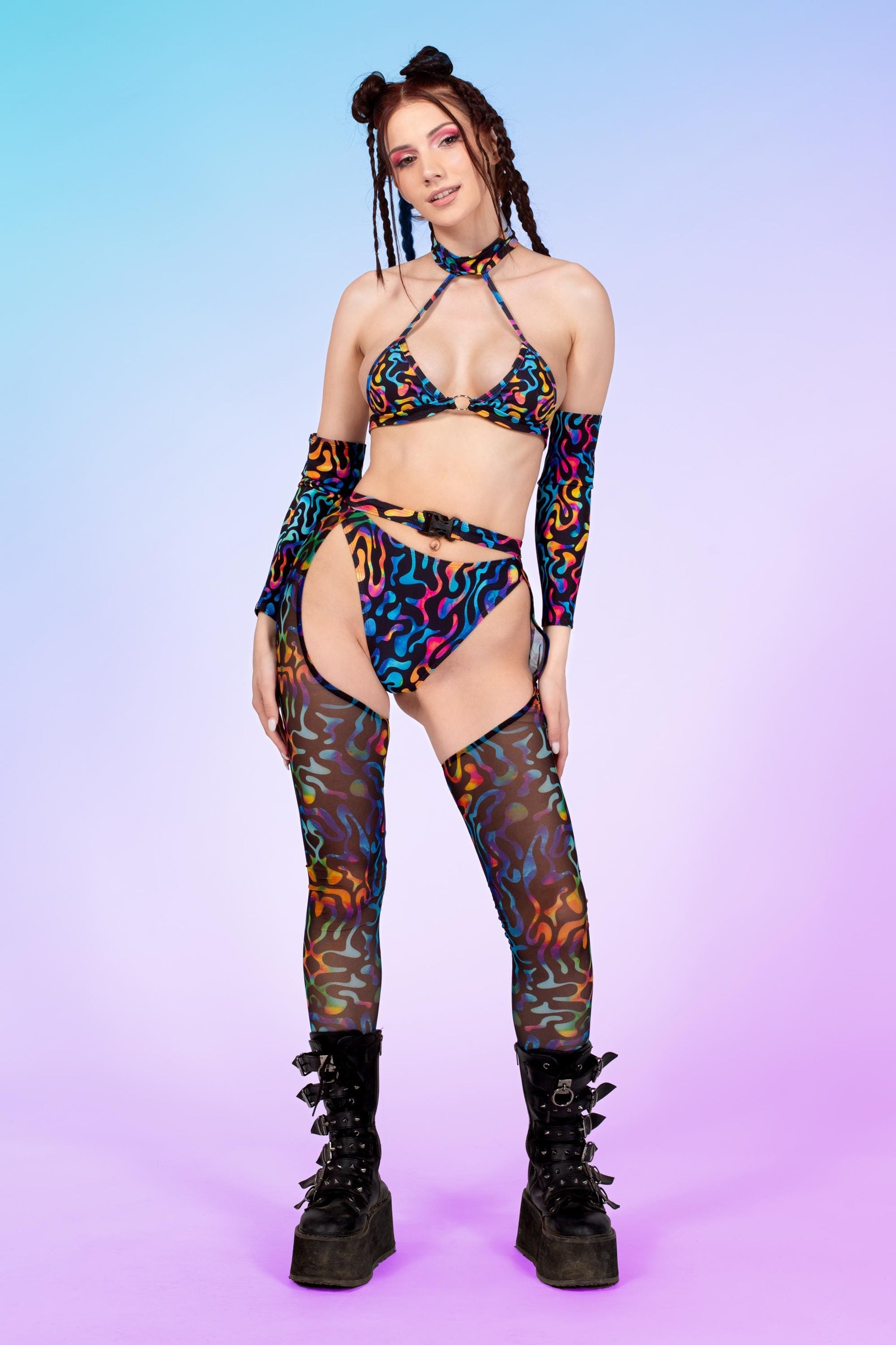 Jungle Zest Ring Choker Top 2